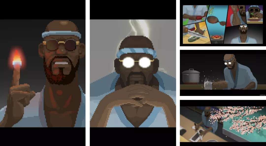 潛水員戴夫-料理升級、研發的過場動畫超有趣，黑人廚師根本冷面笑匠